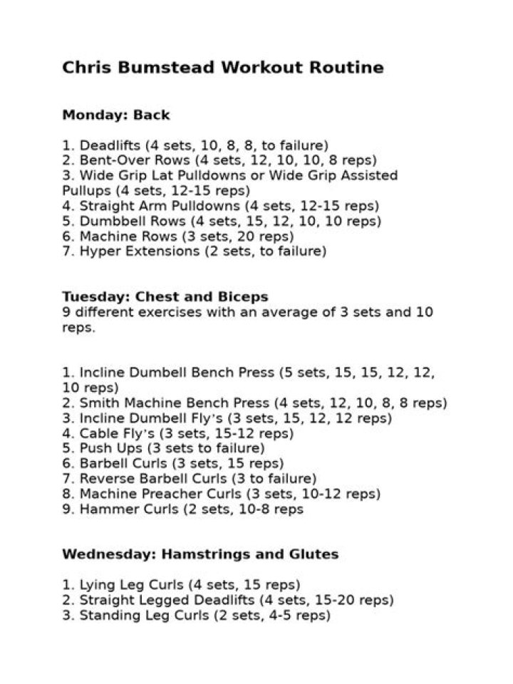 Chris O&rsquo;Donnell Workout Routine