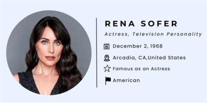 Rena Sofer Net Worth