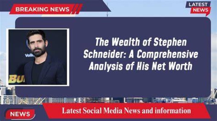 Stephen Schneider Net Worth