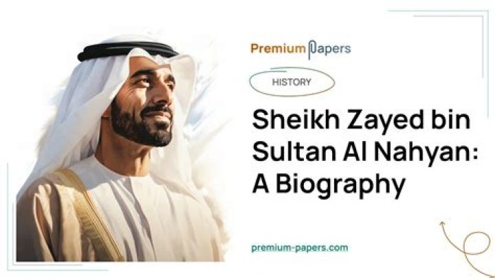 Zayed bin Sulta... Biography